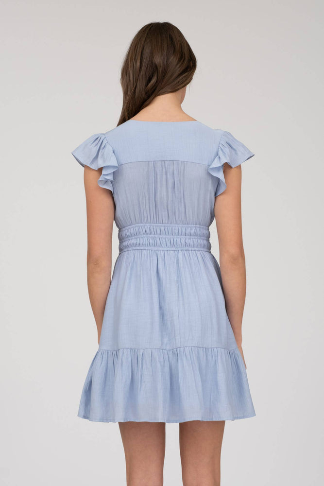 
                
                    Load image into Gallery viewer, Carefree Ruffle Mini Dress
                
            