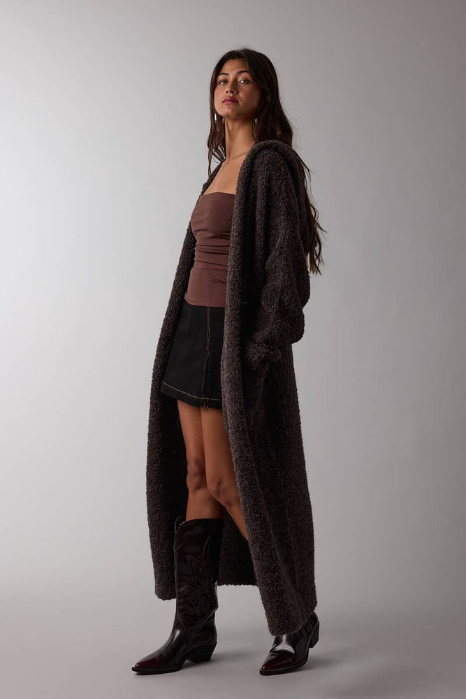 Winter Walks Long Cozy Cardigan