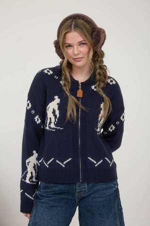 Classic Ski Zip Cardigan