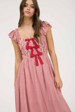Home Town Fair Plaid Midi Dress