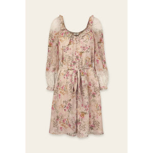 Tea and Lace Long Sleeve Mini Dress