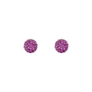 Radiance Studs Fuchsia